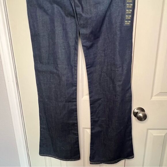 New! Lucky Brand Sweet N’ Low Bootcut High-Rise Blue Women Jeans Sz 16/33 Long - Picture 7 of 12